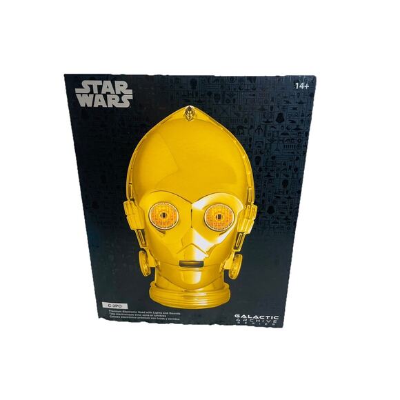 Disney Parks Star Wars Galactic Archive Series C-3PO Head Lights And Sounds New - Picture 1 of 10